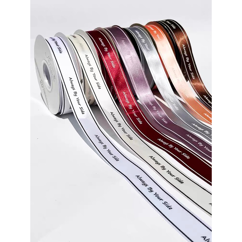 Ruy Băng Lụa Chữ Bản 2.5CM 50Y