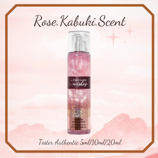 𝑹𝒐𝒔𝒆 𝑲𝒂𝒃𝒖𝒌𝒊_ Xịt thơm toàn thân có nhũ Bath and Body Works A Thousand Wishes Diamond Shimmer Mist 30ml