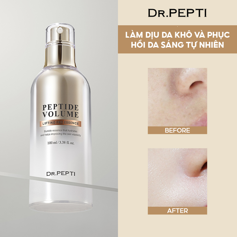 Tinh Chất Chống Lão Hóa Chuyên Sâu, Làm Mờ Vết Nhăn DR.PEPTI Peptide Volume Lifting Pro Essence 30ml/100ml