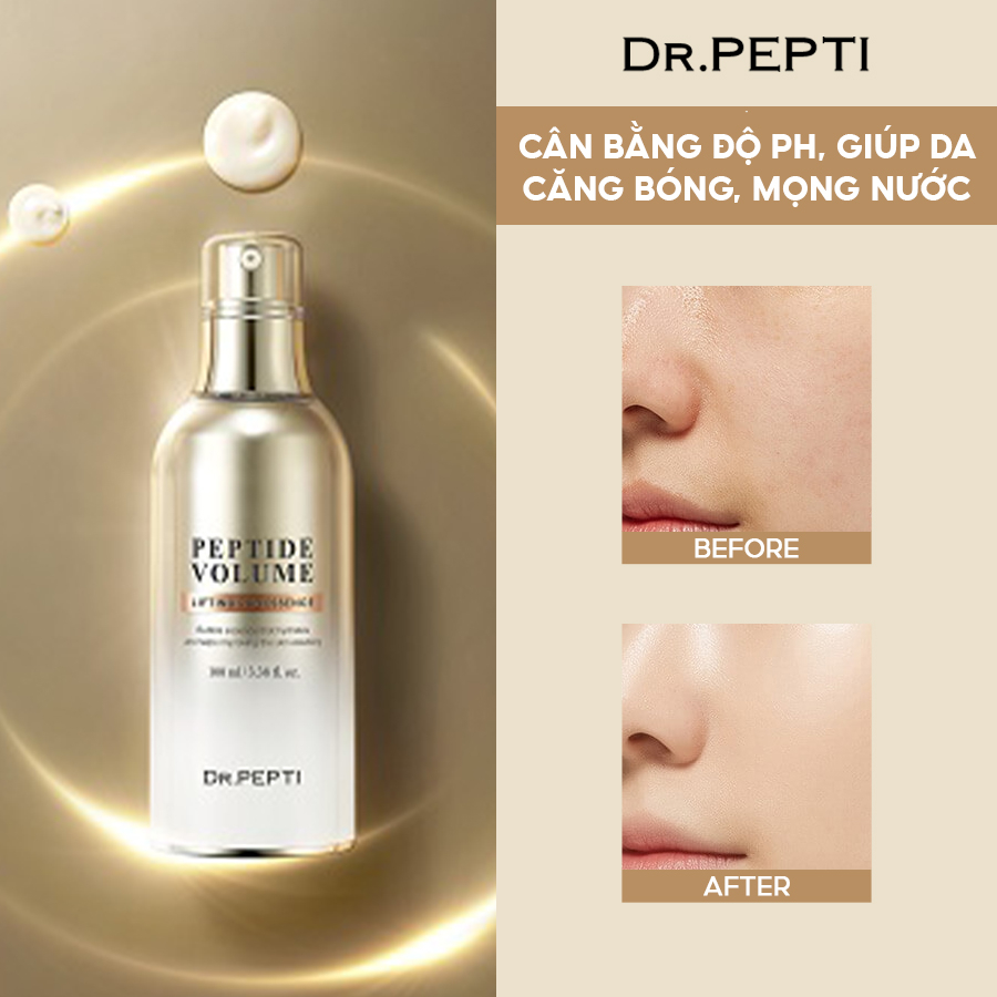 Tinh Chất Chống Lão Hóa Chuyên Sâu, Làm Mờ Vết Nhăn DR.PEPTI Peptide Volume Lifting Pro Essence 30ml/100ml