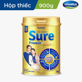 Sữa Bột Vinamilk Sure Prevent - Hộp thiếc 900g