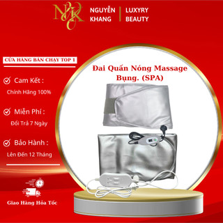Đai quấn bụng quấn nóng, nóng rung giảm béo 9 cấp độ đánh tan mỡ,
