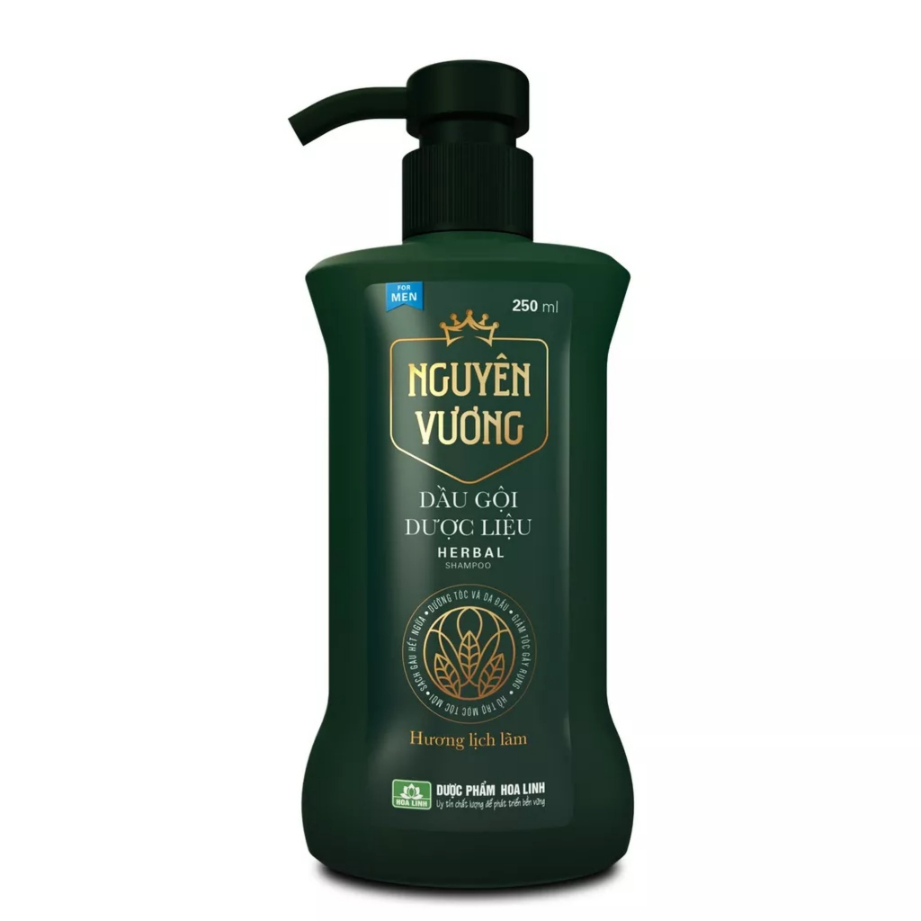 Dầu gội dược liệu Nguyên Vương for Men chai vòi 250ml