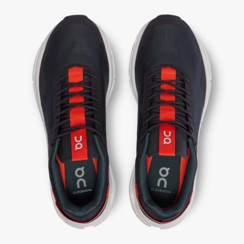 Giày On Running Cloudnova Form Cloud Nova Road Men's ON Running Shoes-Black | Fire Chính Hãng