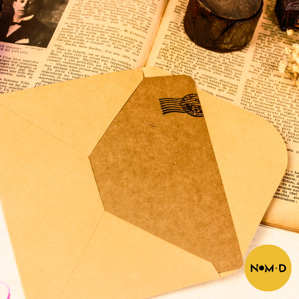 Thiệp Simple Hoa Lá Vintage Độc Đáo Ngẫu Nhiên - NOMAD GARDEN