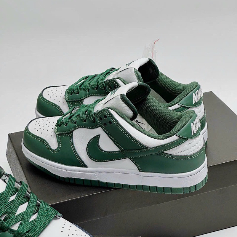 GIÀY SB DUNK LOW WHITE GREEN LAI AU