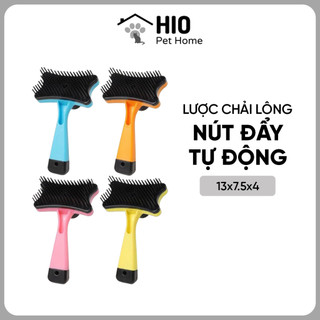 Lược chải lông mèo có nút đẩy lông, Lược chải lông chó mèo Taotaopets, Lược chải lông thú cưng có nút đẩy lông tự động