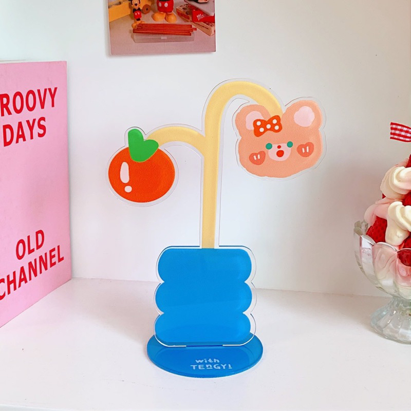 Kẹp Giấy, Kẹp Ảnh Idol Mẫu Bông Hoa Decor Trang Trí Bàn Học Xinh Xắn