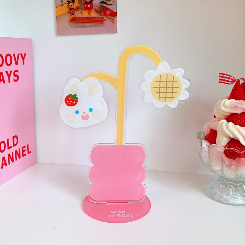 Kẹp Giấy, Kẹp Ảnh Idol Mẫu Bông Hoa Decor Trang Trí Bàn Học Xinh Xắn