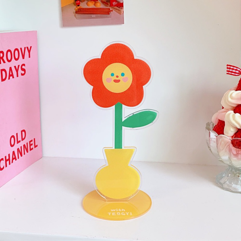 Kẹp Giấy, Kẹp Ảnh Idol Mẫu Bông Hoa Decor Trang Trí Bàn Học Xinh Xắn