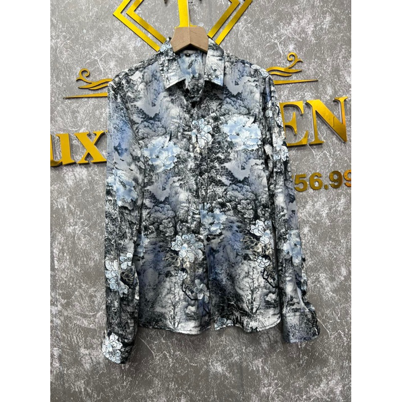 Sơ Mi Nam Vải Lụa Gấm Thuỷ Cao Cấp Không Nhăn Không Phai Không Xù