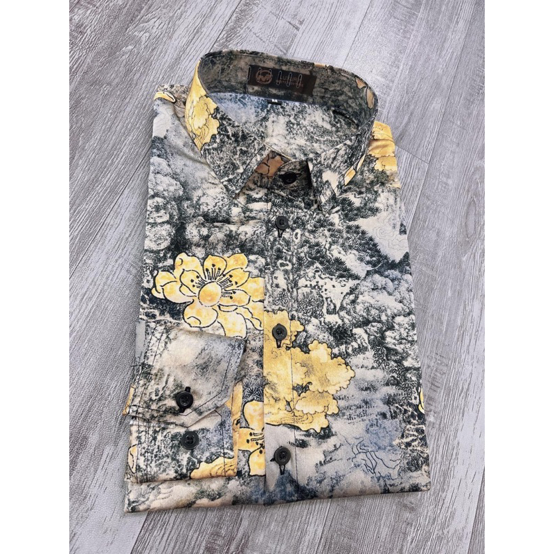 Sơ Mi Nam Vải Lụa Gấm Thuỷ Cao Cấp Không Nhăn Không Phai Không Xù