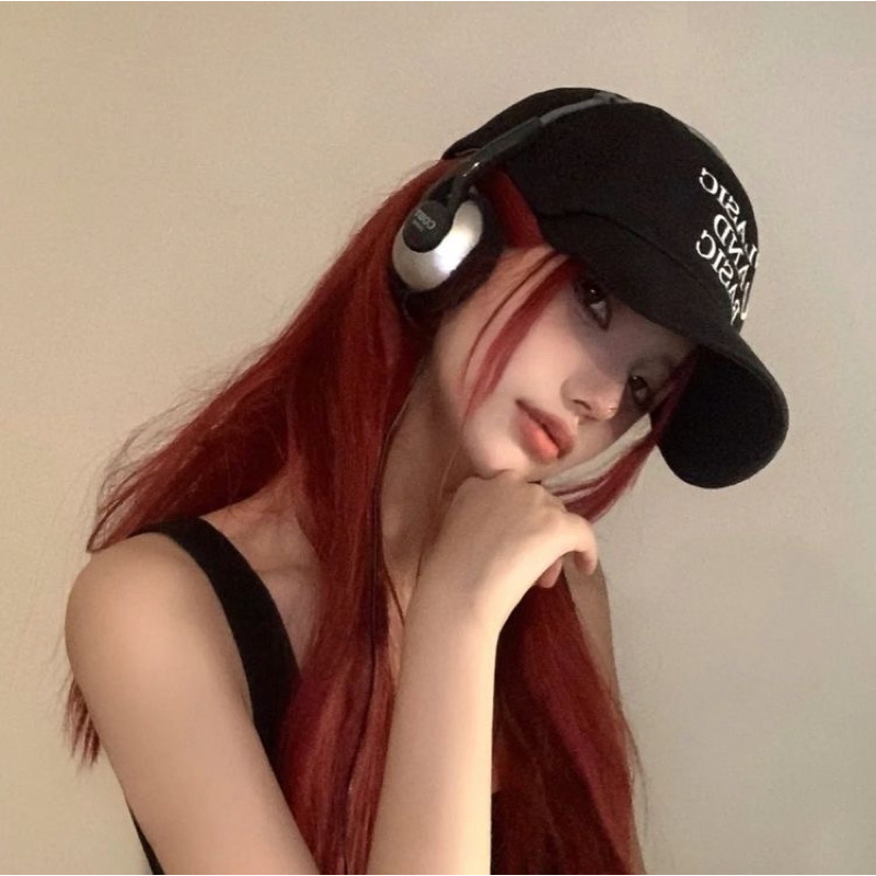 🌹🖤WIG TEEN/ TÓC GIẢ MÀU ĐỎ SIÊU HIẾM🌹🖤tặng kèm WIGCAP