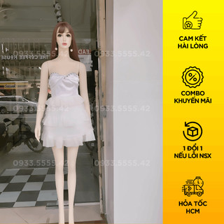 Manocanh nữ mặt baby giá rẻ có 2 màu trắng-da