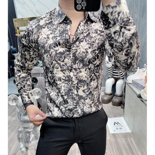 Sơ mi nam vải lụa gấm không nhăn không phai không xù