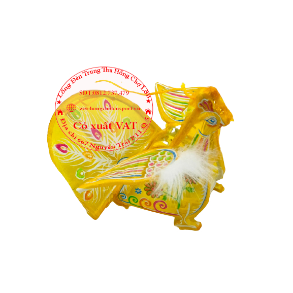 Lồng Đèn Trung Thu Mini Truyền Thống Chim Công