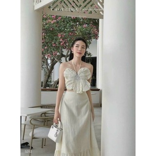 Set áo 2 dây cổ yếm
