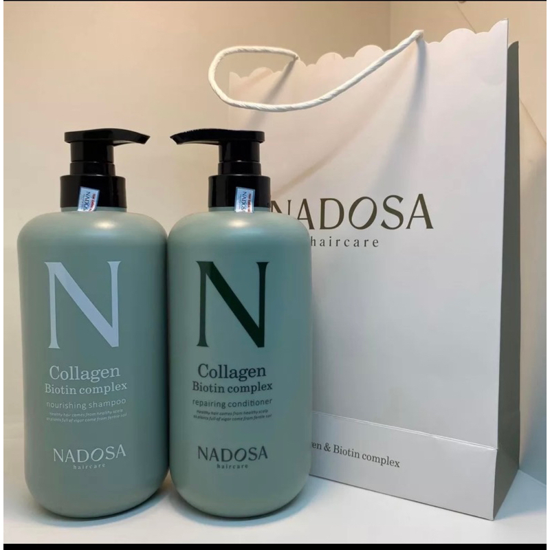 dầu gội xả nadosa collagen biotin complex giúp mềm mượt tóc,mùi thơm lưu hương lâu