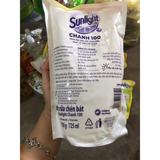 Nước rửa chén bát Sunlight túi 750g