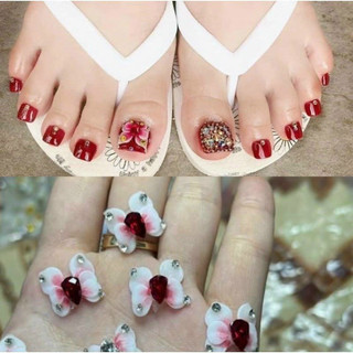 hoa bột 100b ôm móng tay chân