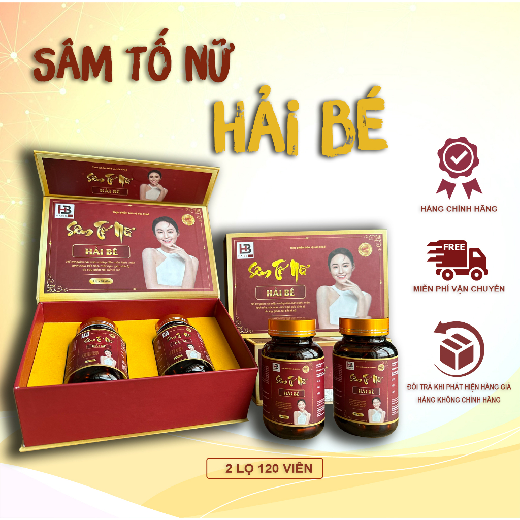 Sâm Tố Nữ Hải Bé Loại 60 viên một lọ