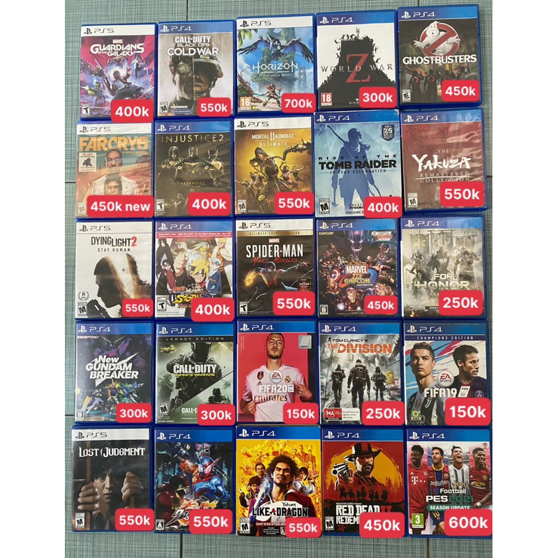 Đĩa game PS4/ PS5 Mẫu 1