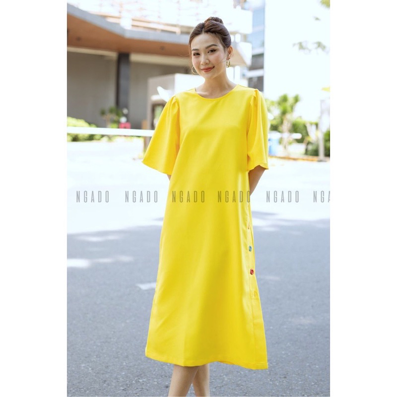 Đầm vàng của Ngado sz L new tag🌼