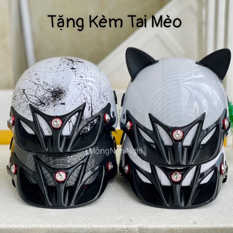 Mũ Bảo Hiểm Carbon GiVi Cao Cấp - 3 Ốc gr5 Salaya theo yêu cầu - Bảo Hành 12 Tháng