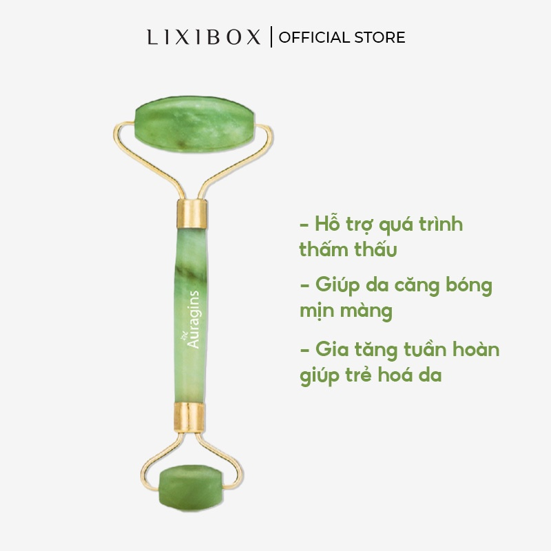 Thanh lăn massage mặt The Auragins Facial Massaging Roller kích thích tuần hoàn máu