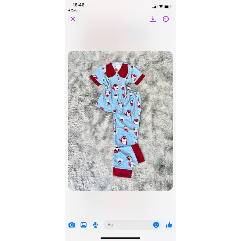 Bộ bizama tay ngắn quần dài chất mango siêu mượt