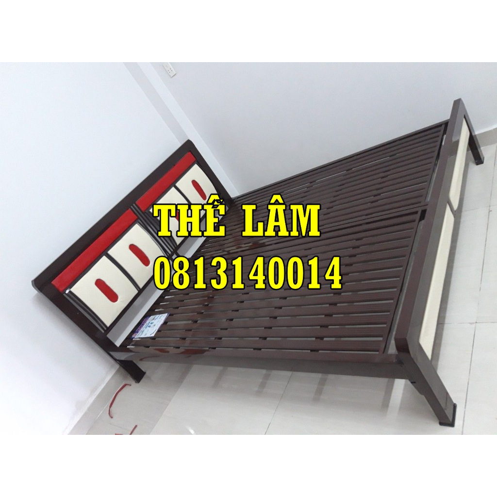 giường sắt hộp 4x2 dày 1.2mm