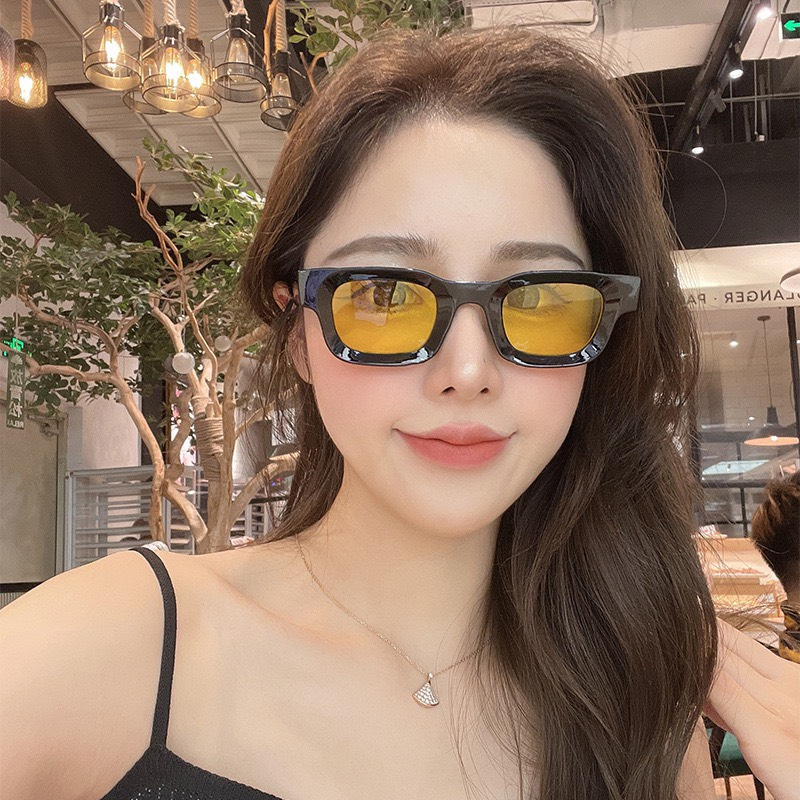 Mắt Kính Thời Trang Phong Cách Y2k Kiểu Dáng Form Vuông Nhỏ Nhiều Màu Hot Trend