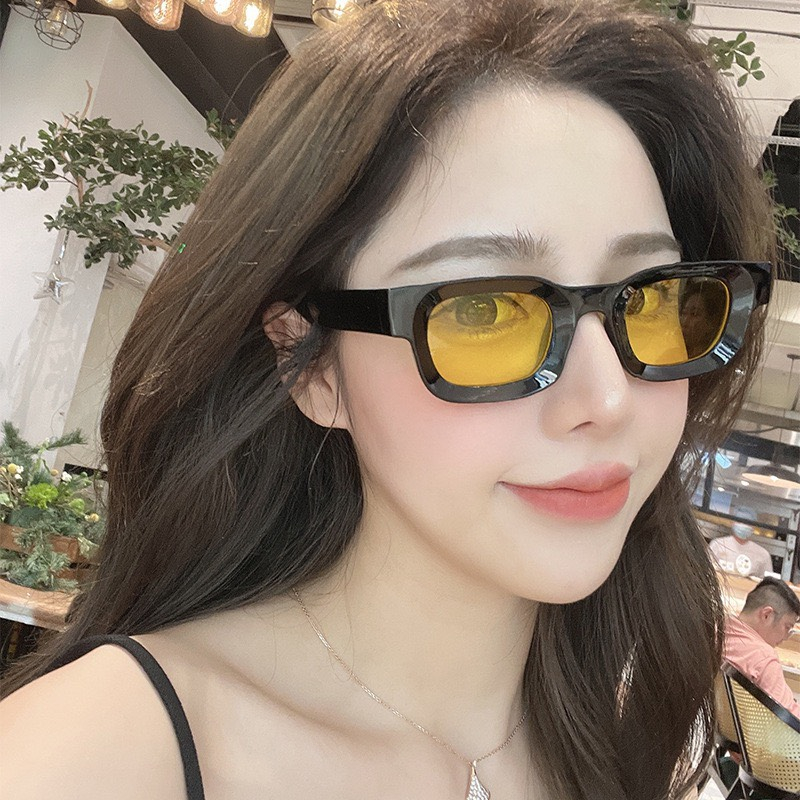 Mắt Kính Thời Trang Phong Cách Y2k Kiểu Dáng Form Vuông Nhỏ Nhiều Màu Hot Trend