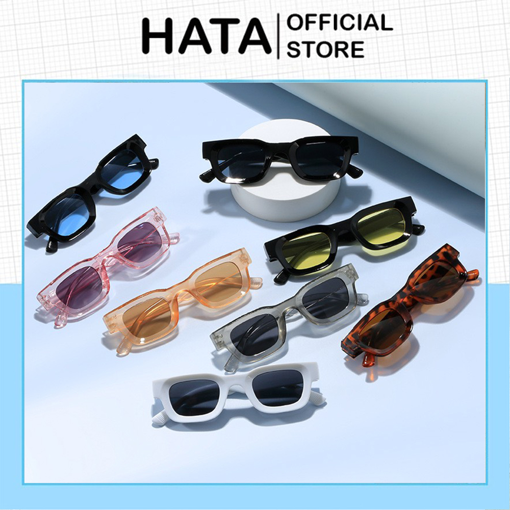 Mắt Kính Thời Trang Phong Cách Y2k Kiểu Dáng Form Vuông Nhỏ Nhiều Màu Hot Trend