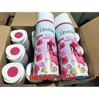 Xịt khử mùi Levinia L'evinia hồng 200ml