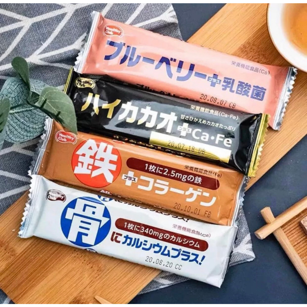 Bánh xốp Healthy Club Nhật Bản bổ sung Sắt &amp; Canxi 320g