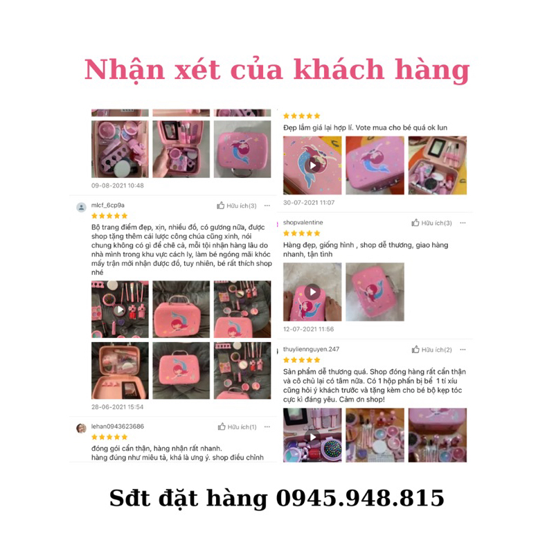 VALI trang điểm cá nhân cực đầy đủ, make up thật, dễ dàng làm sạch với nước dành cho bé gái