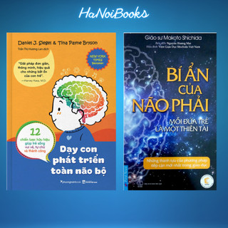 Sách - combo 2 cuốn dạy con phát triển toàn não bộ + bí ẩn của não phải mỗi đứa trẻ thiên tài