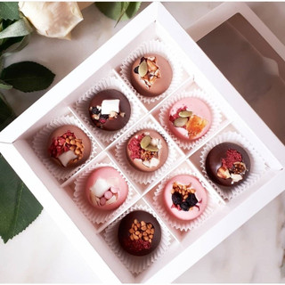 40 Chiếc Cup giấy mềm trắng làm bánh cupcake, socola bomber