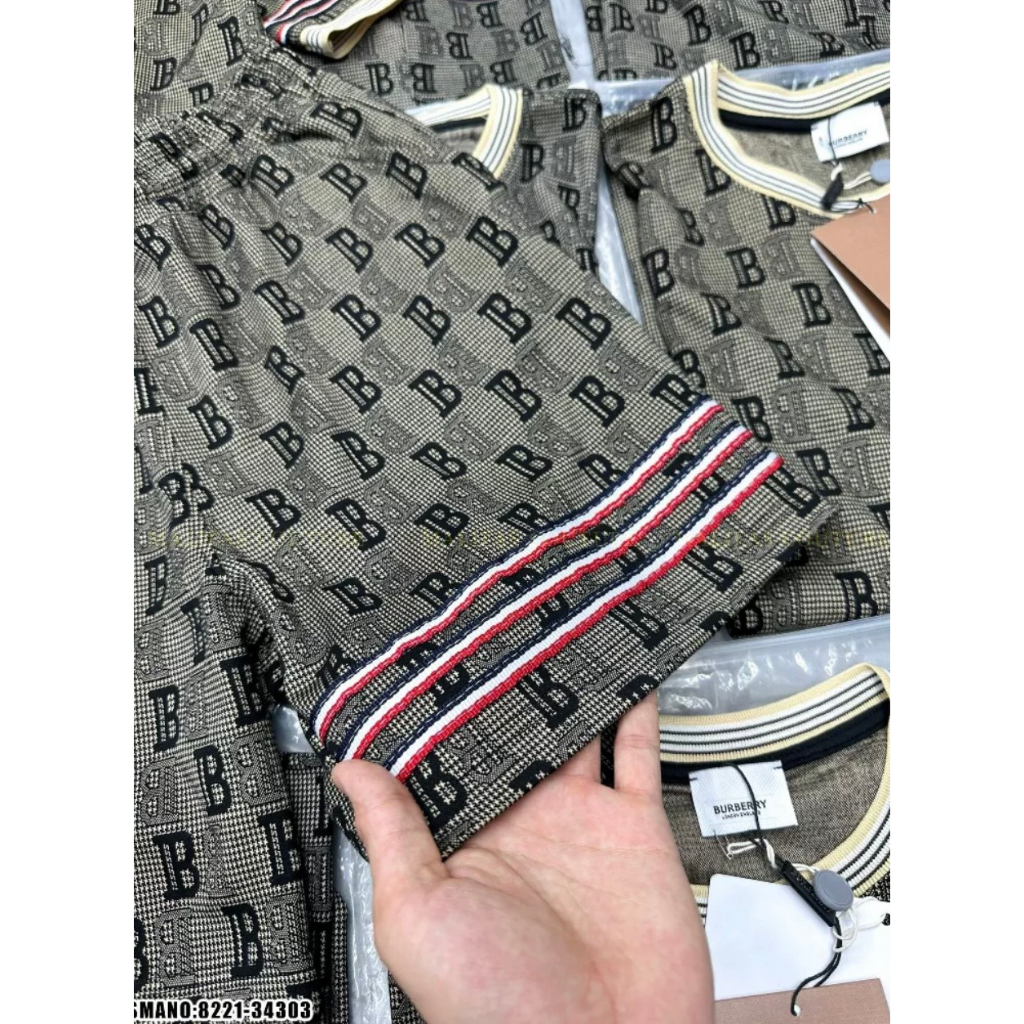 Bộ Thể Thao Bupberry Mới In Nhiệt Toàn Thân Chất Liệu Vải Gân Tăm Cotton Thoáng Mát hot trend 2023