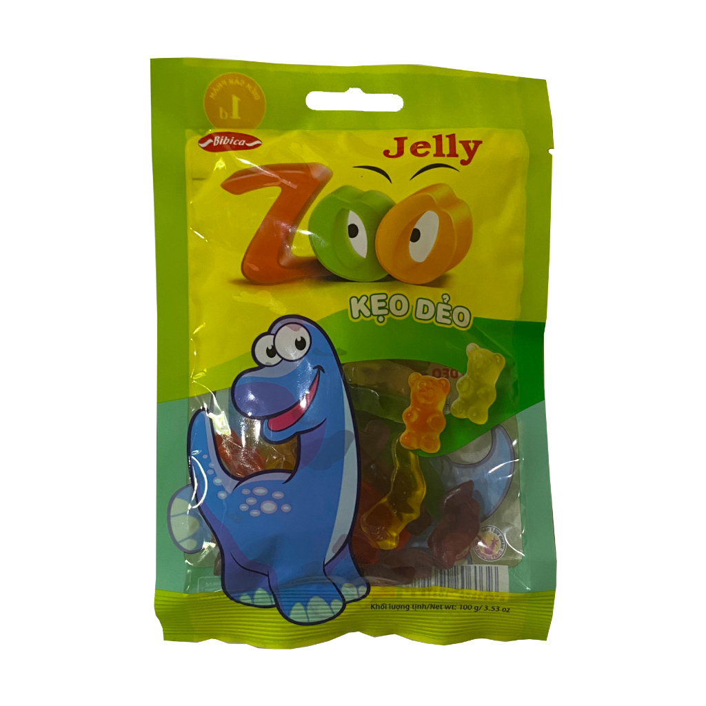 Kẹo dẻo Jelly Zoo Bibica gói 100gr