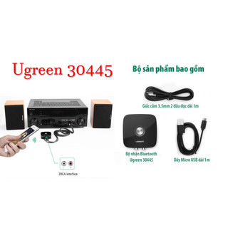 Bộ nhận Bluetooth 5.3 5.0 Ugreen 30445 CM123 (dùng kết nối loa+amply, Dòng Mới 5.3)