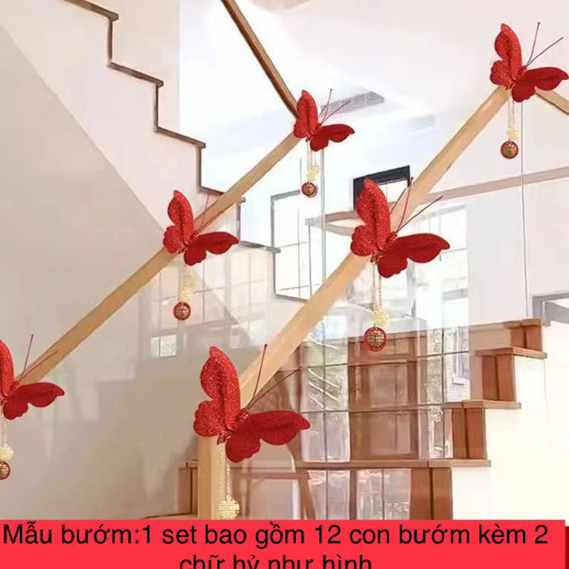 Trang trí cầu thang đám cưới đám hỏi