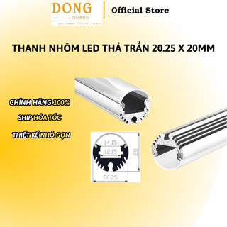 THANH NHÔM LED THẢ TRẦN 20.25 x 20mm