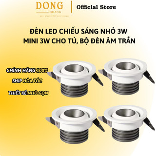 Đèn led chiếu sáng nhỏ 3w mini 3w cho tủ, bộ đèn âm trần