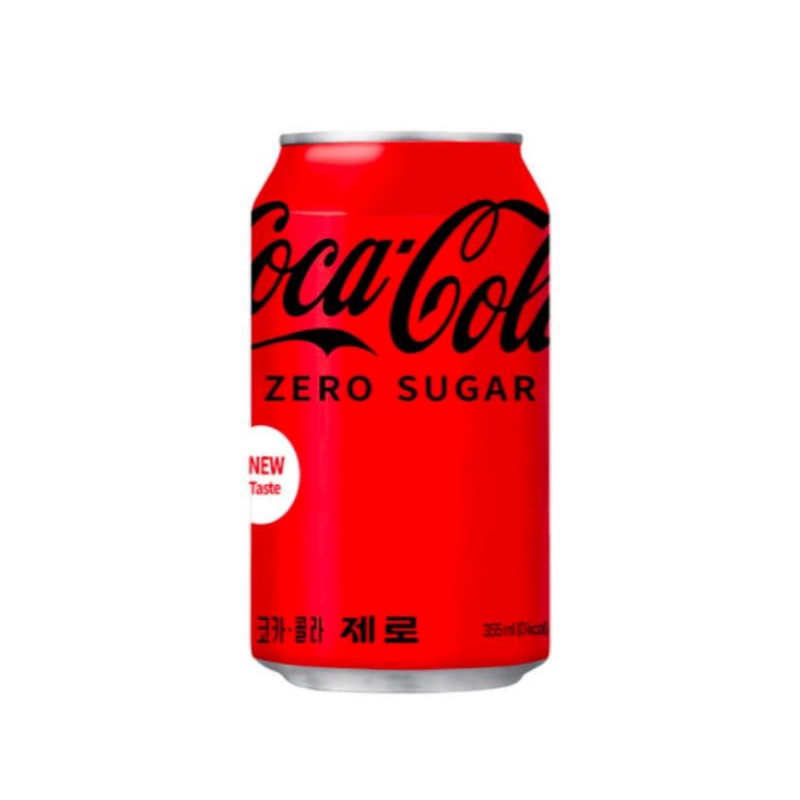 Nước uống có ga coca Cola không đường hàn quốc lon 355ml