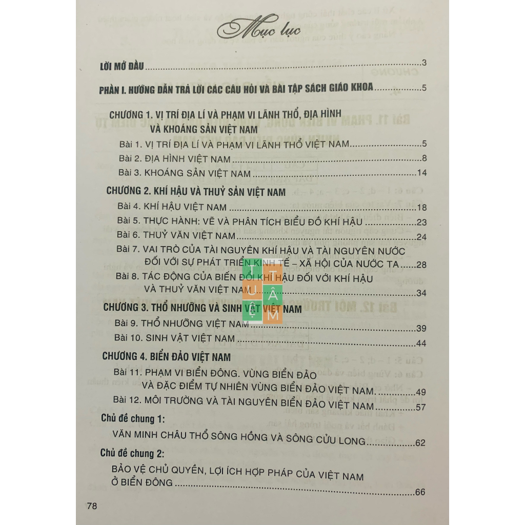 Sách - Hướng dẫn trả lời câu hỏi và bài tập Địa lí 8