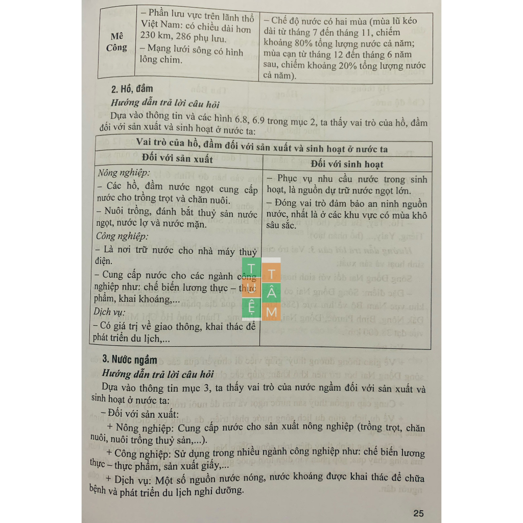 Sách - Hướng dẫn trả lời câu hỏi và bài tập Địa lí 8