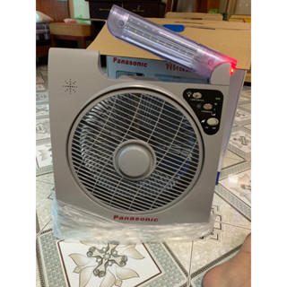 Quạt sạc tích điện PANASONIC và Quạt 6969 ,Quạt hộp  AC&DC loại lớn 50cm 2 ác quy 1 lần sạc sử dụng liên tục 6>8 tiếng