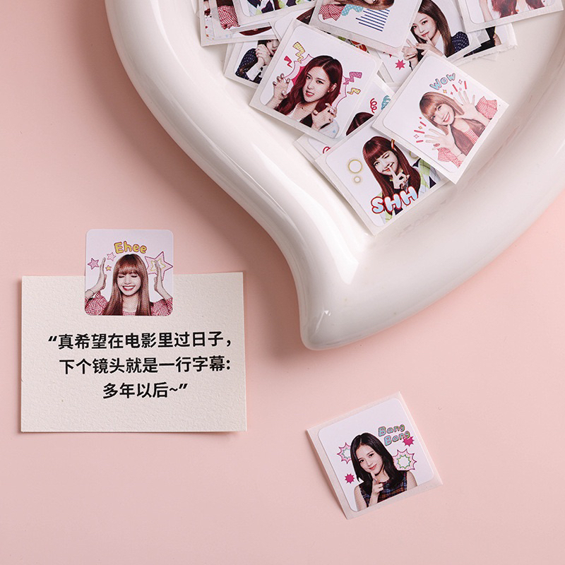Cuộn 500 miếng dán sticker blackpink
